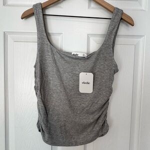 Elodie‎ gray ribbed tank top NWT size XL